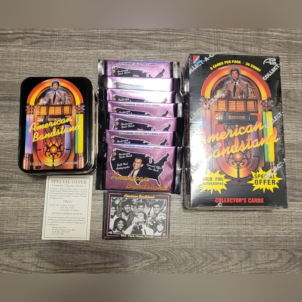 American Bandstand Collector's Cards Set Bundle